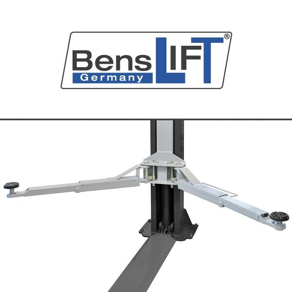Benslift 2-Säulen Hebebühne 4,2t BL 2.42M